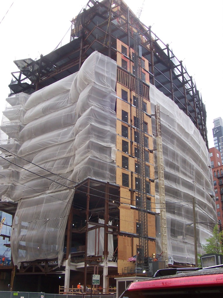 Chicago River Walk Construction Tarps