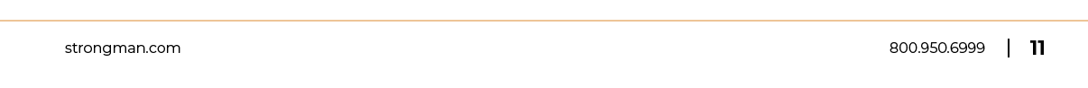  strongman.com 800.950.6999 | 11