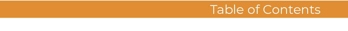 Table of Contents