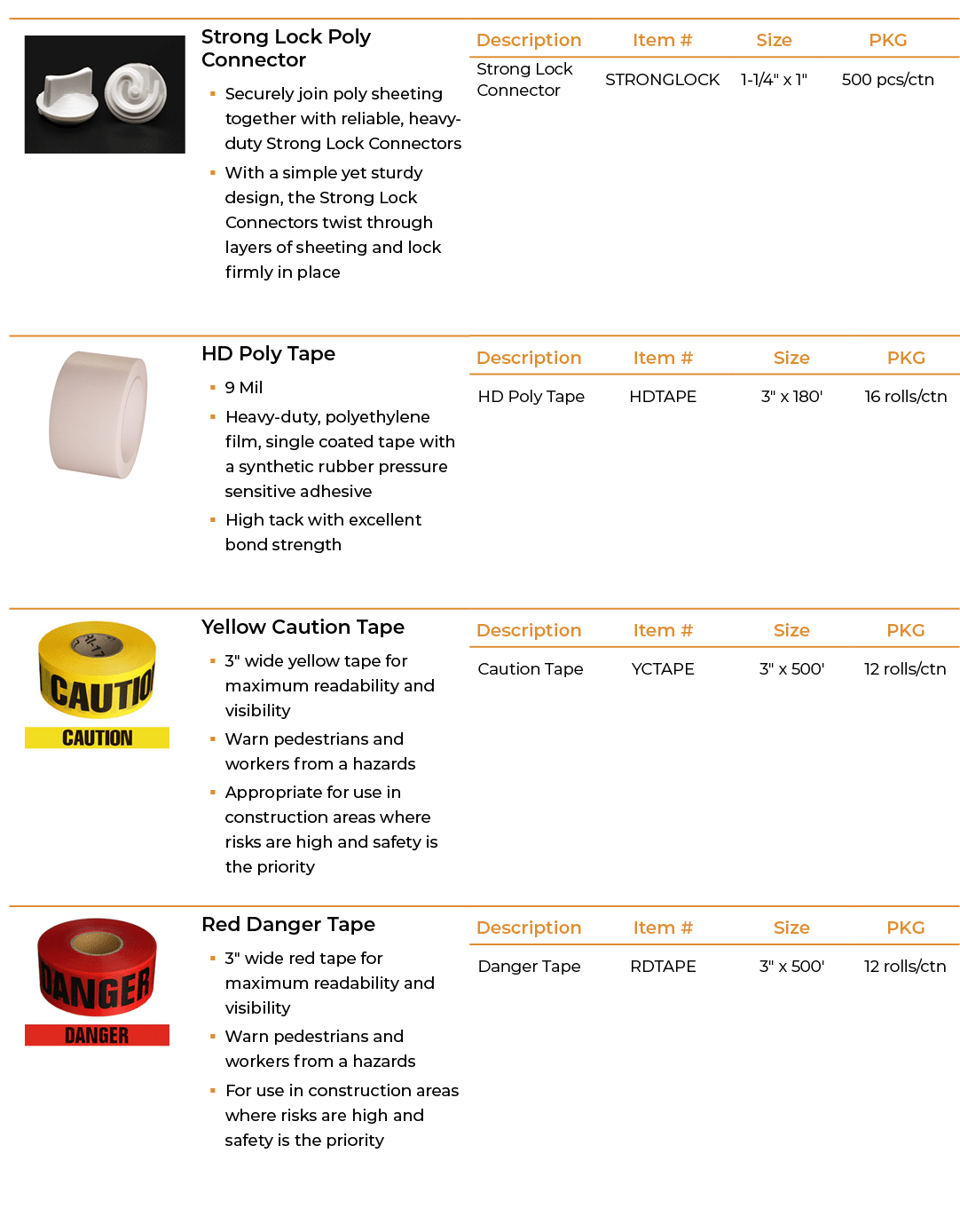 Strong Lock ￼Poly Connector￼ � Securely join poly sheeting together with reliable, heavy duty Strong Lock Connectors ...